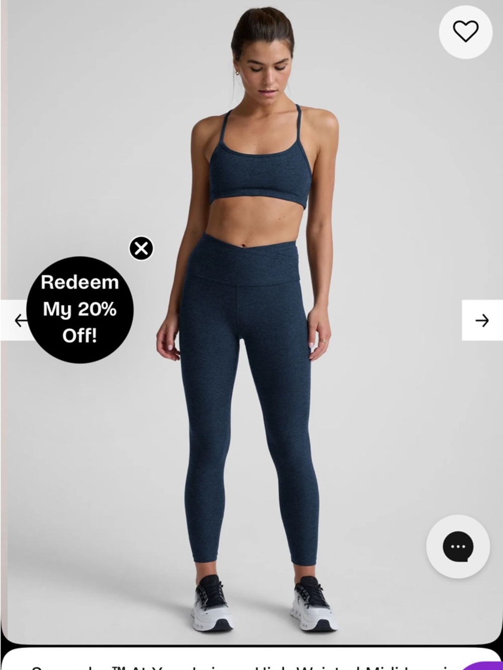 Beyond Yoga 3 pairs of space dye pants. 2 navy+ 1 black. $45 for all 3.